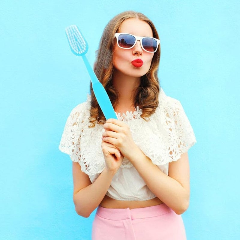 Giant Decorative Toothbrush Prop For Birthday Party Selfie Sturdy Material - Image 3